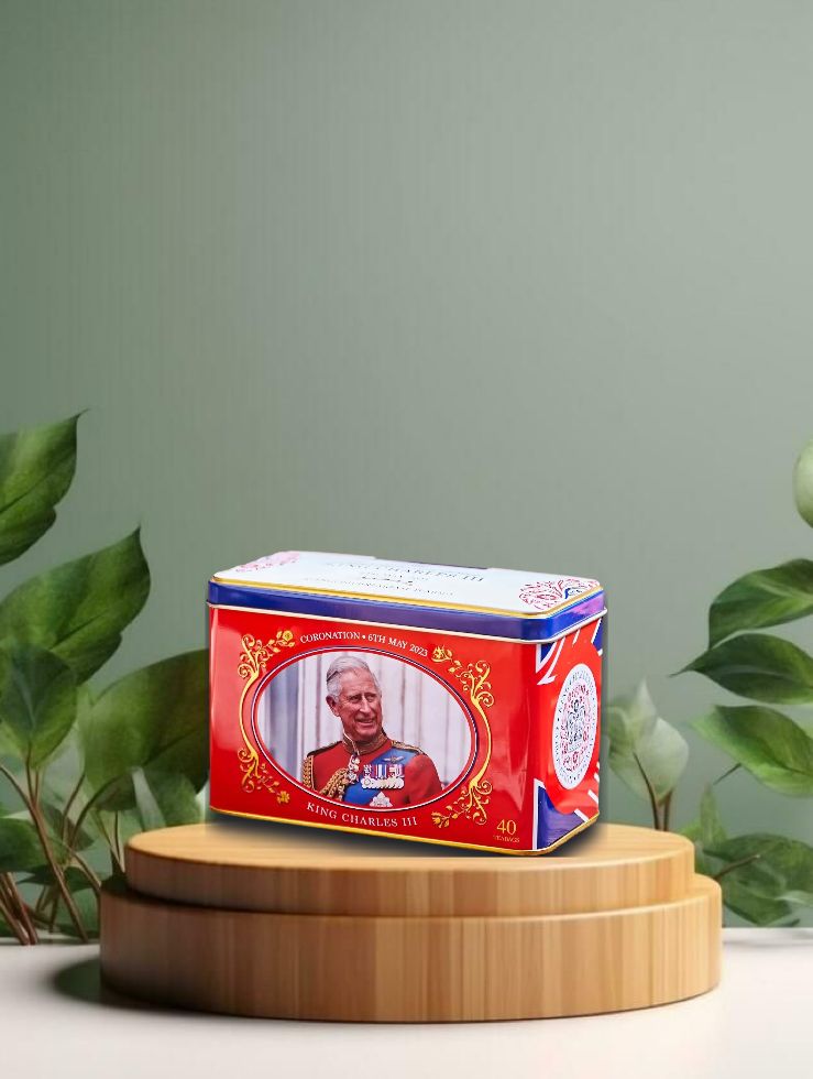 New English Teas The Coronation Of HRH King Charles III 40 English Breakfast Teabags