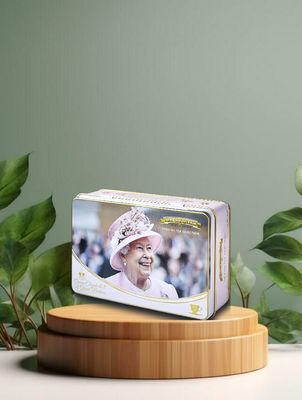 New English Teas Tea Selection Queen Elizabeth II Teedose mit 72 Teebeutel Auswahl