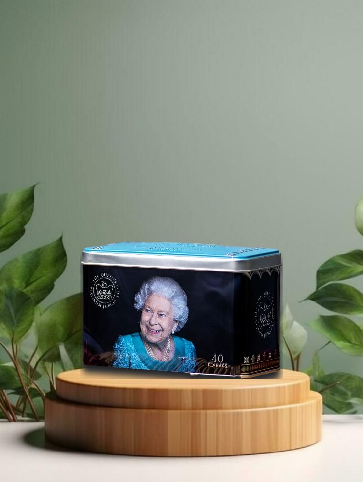 New English Teas H.M. Queen Elisabeth II Platinum Jubilee 40 Teabags English Breakfast Tea