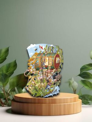 3D greeting Cards Mouse Funtime