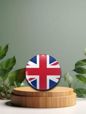 Button Union Jack