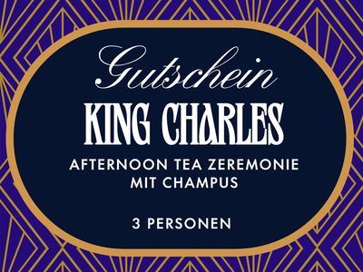 King Charles Afternoon Tea Gutschein 3 Personen