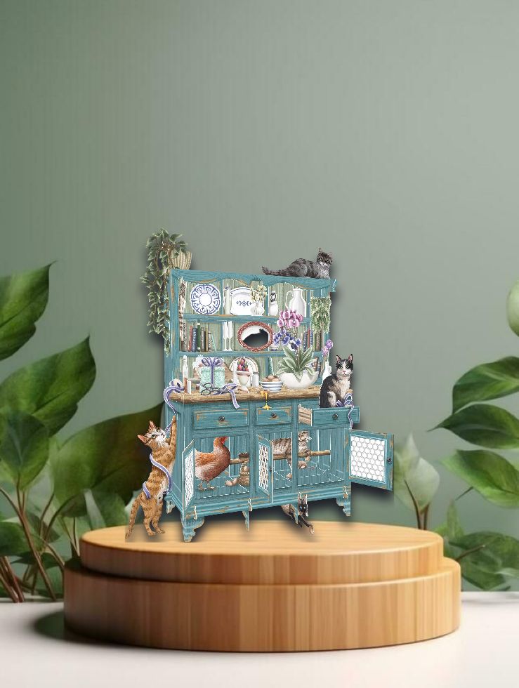 3D Greeting Cards Scrambled Mischief