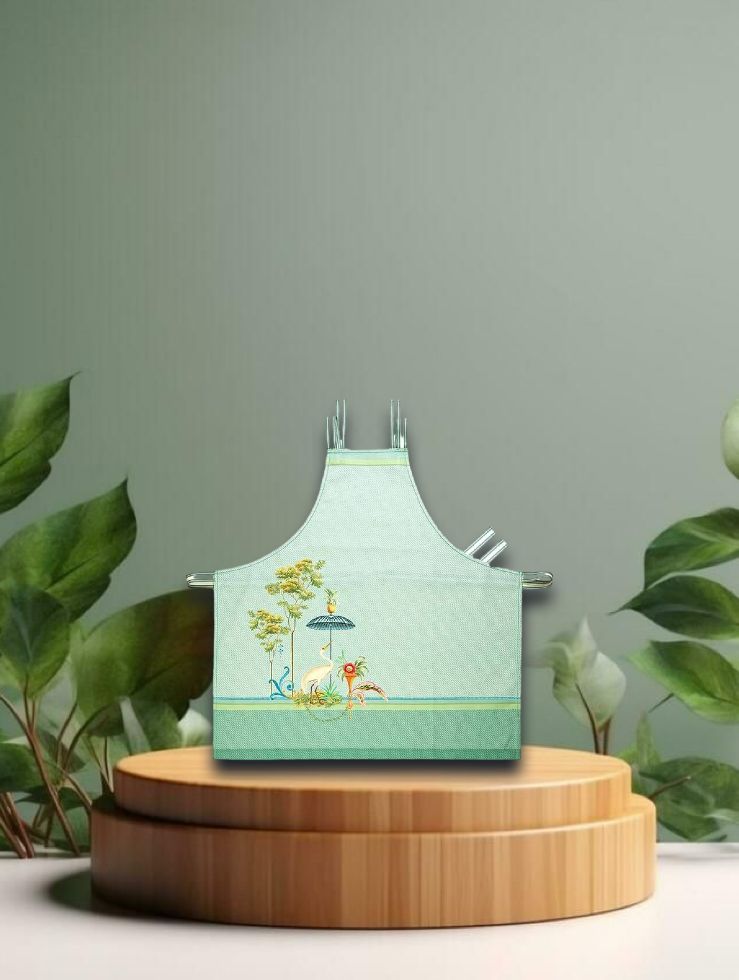 Apron Jolie Heron Big Blue 85x88cm