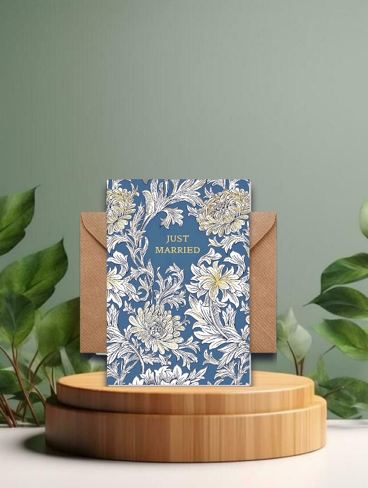 Doppelkarte mit Umschlag Just Married - Morris &amp; Co