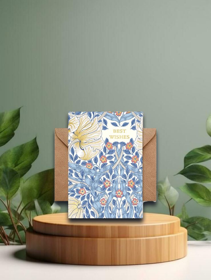 Doppelkarte mit Umschlag Best Wishes - Morris &amp; Co