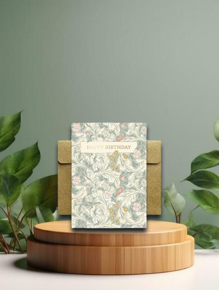 Doppelkarte mit Umschlag Happy Birthday - Morris &amp; Co