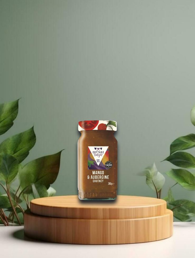 Cottage Delight Mango & Aubergine Chutney (340 g Glas) Cottage Delight Mango & Aubergine Chutney (340 g Glas)
