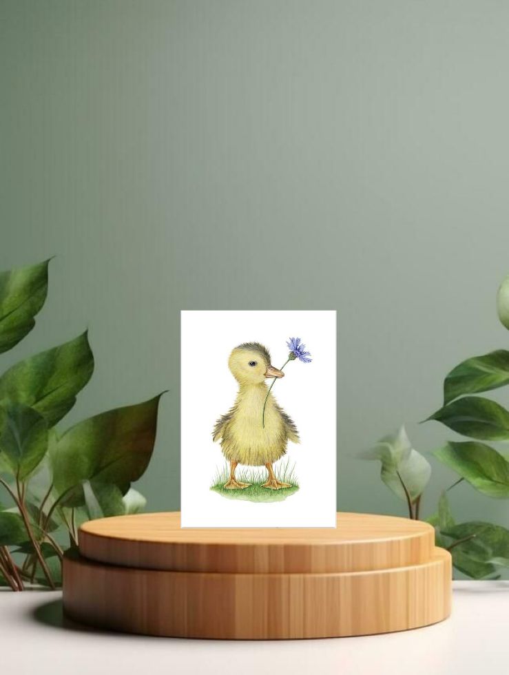 Postkarte Lovely Duckling