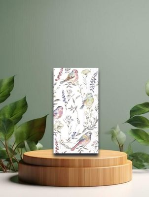 Buffet-Servietten - Softly Faded Birds - 33x42 cm