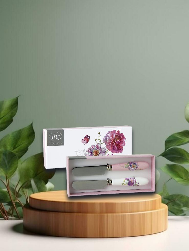 Buttermesser - Jardin Rose White