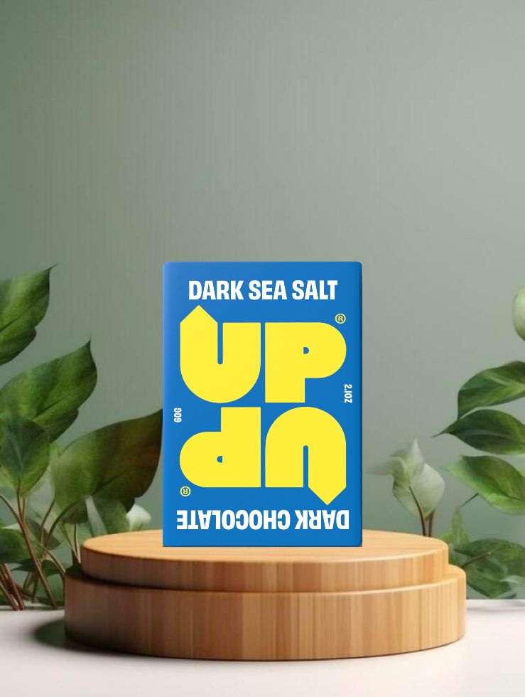 Up Up Mini Bar Dark Sea Salt Chocolate 60g