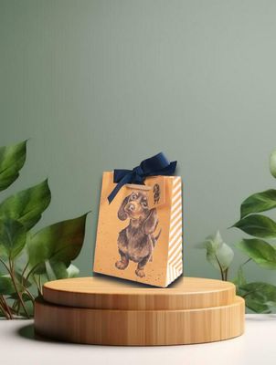 'Little Sausage' Dachshund small gift bag