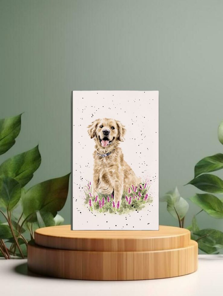'Golden Moments' Golde Retriever Notepad