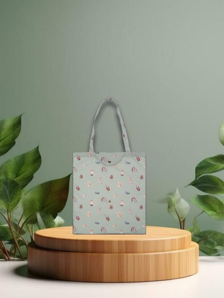 'Woodlanders' Woodland Animal foldable shopping bag
