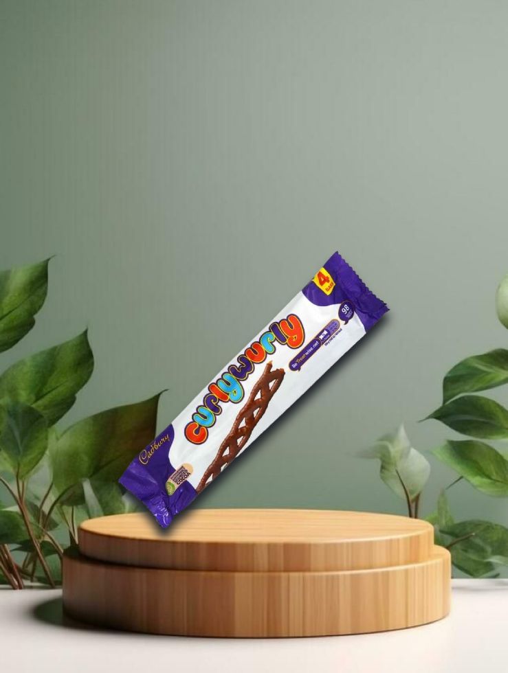 Cadbury Curly Wurly 4 x 21.5g