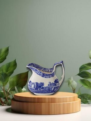 Cream Jug - Blue Italian