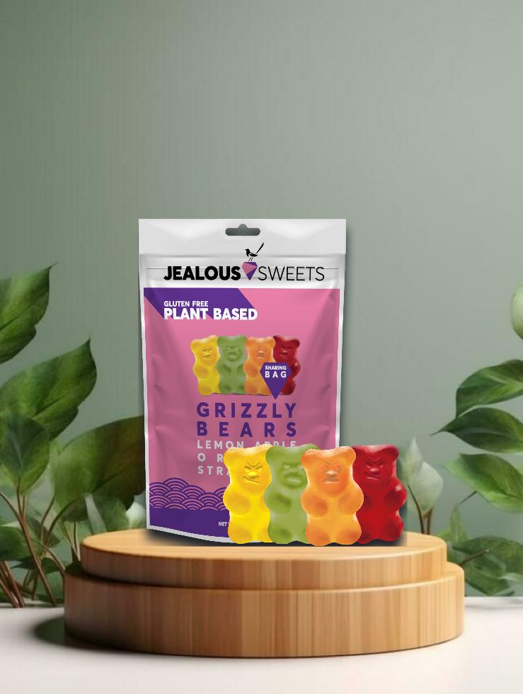 Jealous Sweets Vegan Fruit Gum Grizzly Bears