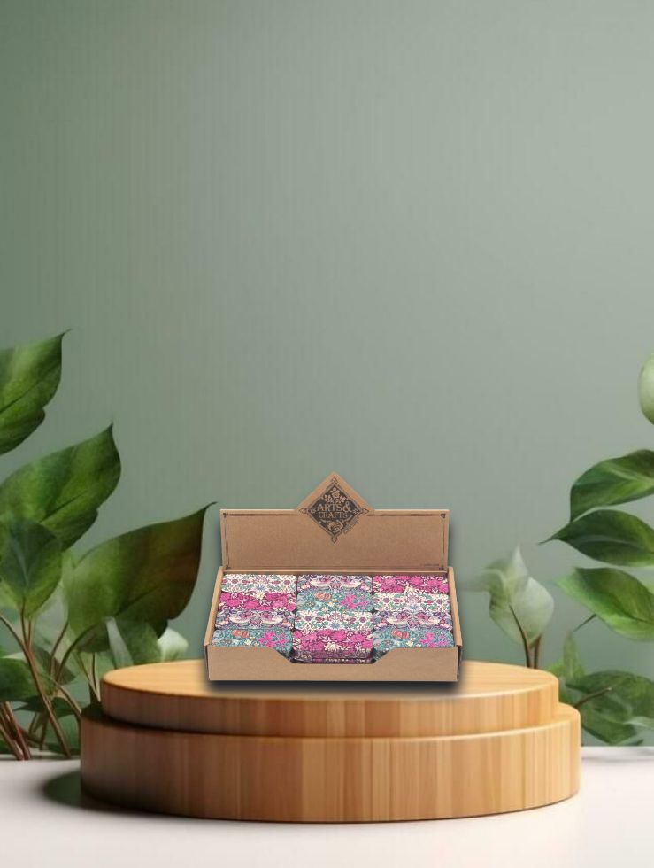 Blechdose Blumen William Morris 3,5x8x1,2cm