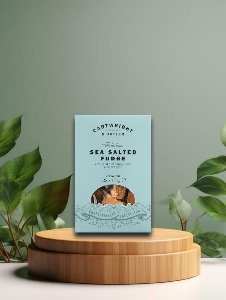 C&amp;B Salted Caramel Fudge 175g Karton