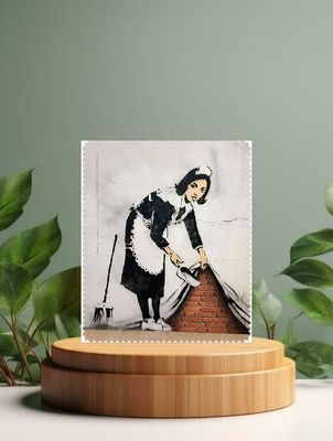 Brillenputztuch "Sweep it under the Carpet, Banksy"