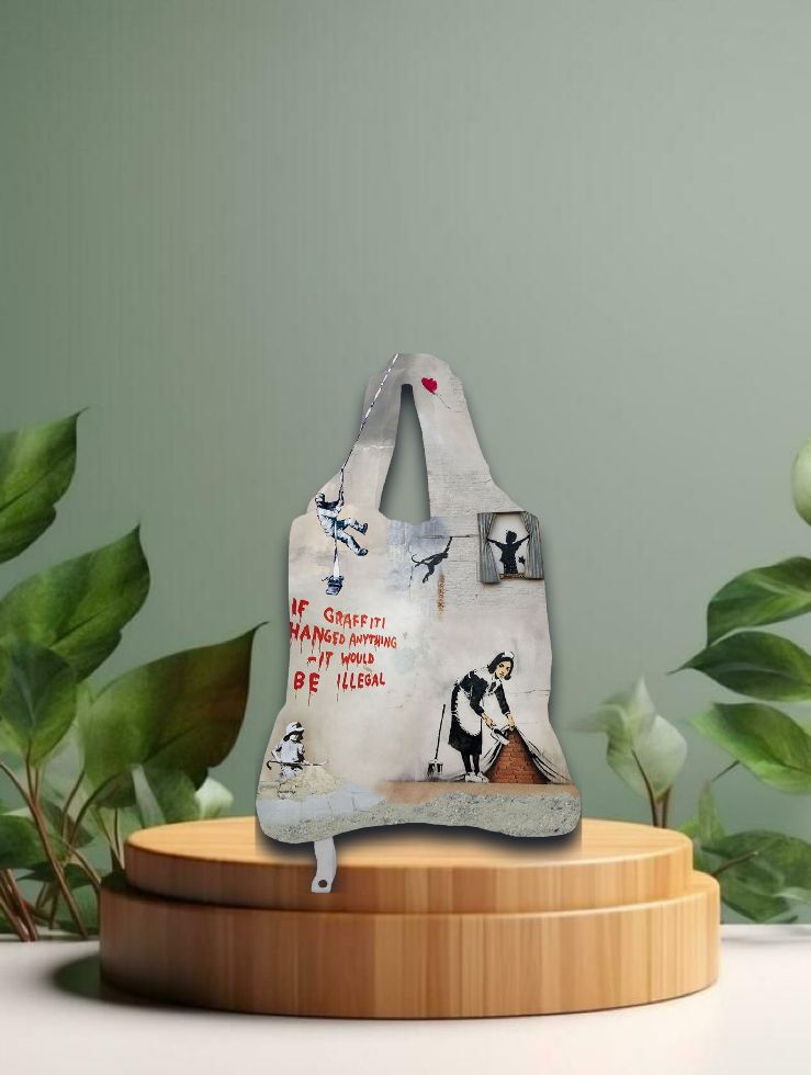 Einkaufsbeutel "Banksy"
