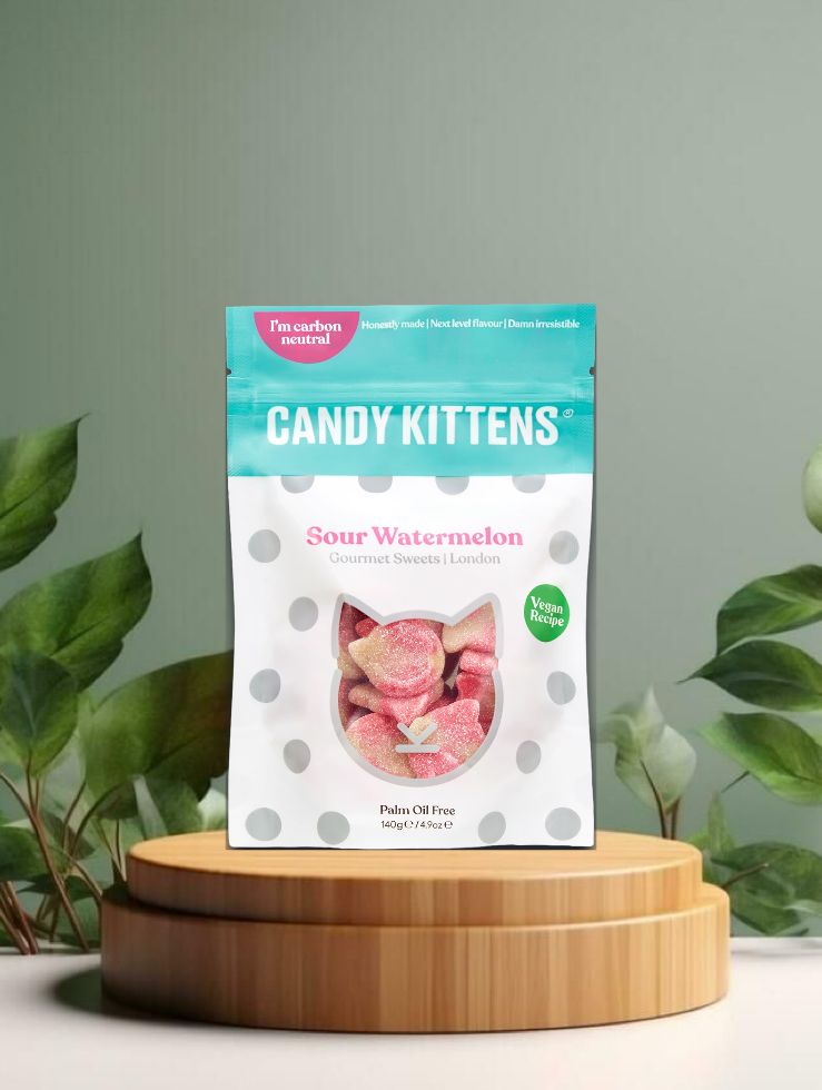 Sour Watermelon Fruchtgummis Candy Kittens