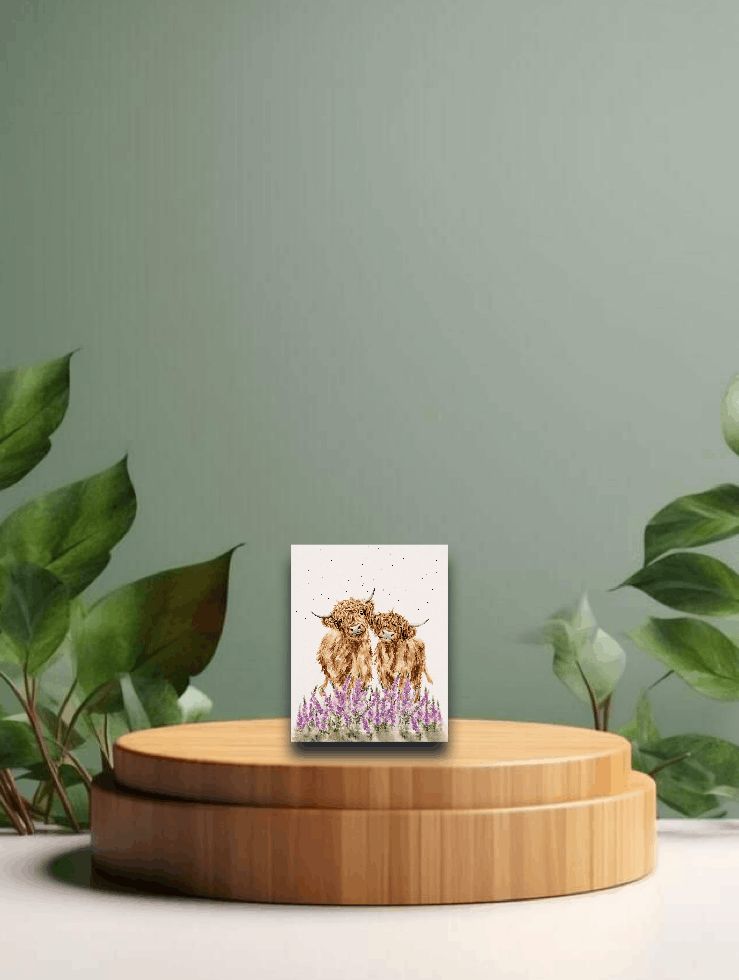 'Gentle Giants' Highland Cow Notepad