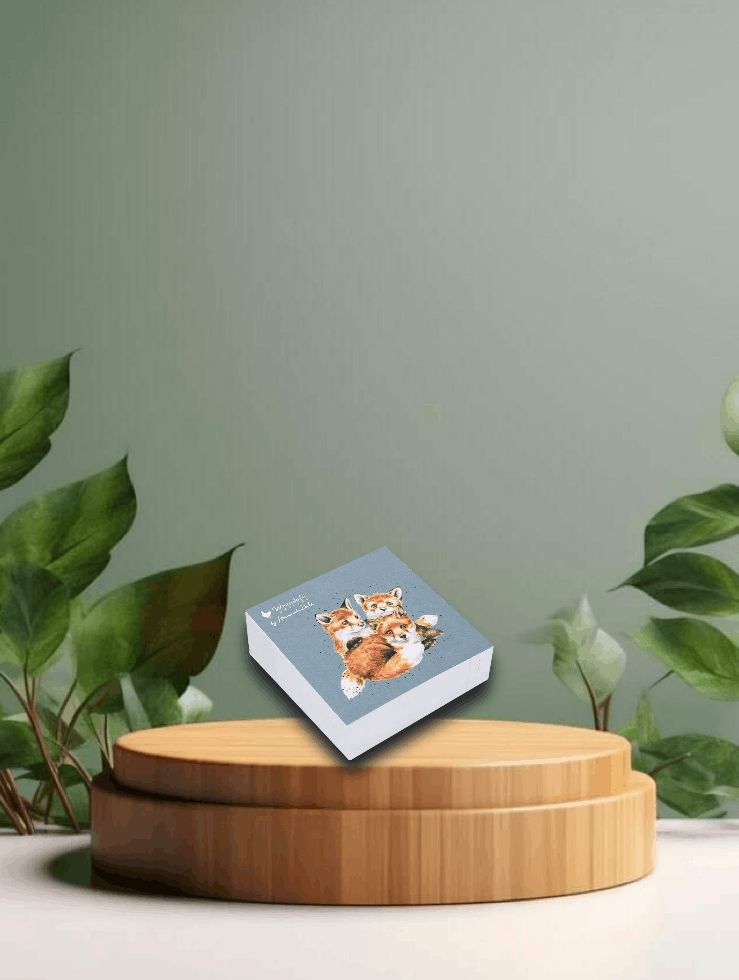 'Snug as a Cub' Fox Sticky Notes
