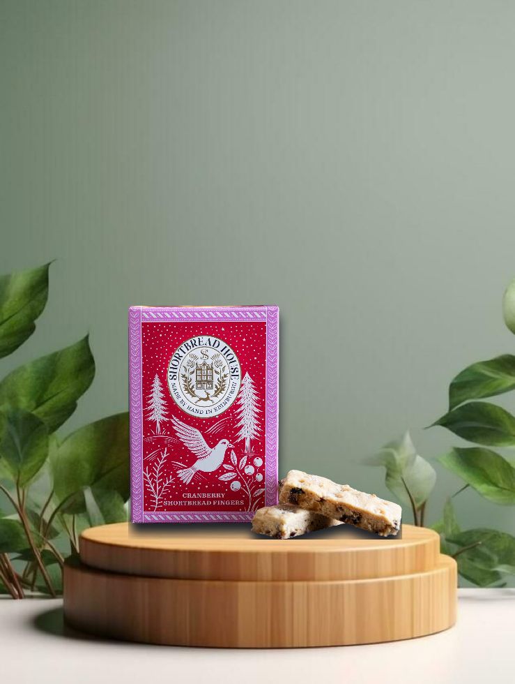 SHofE Cranberry Shortbread Fingers 140g