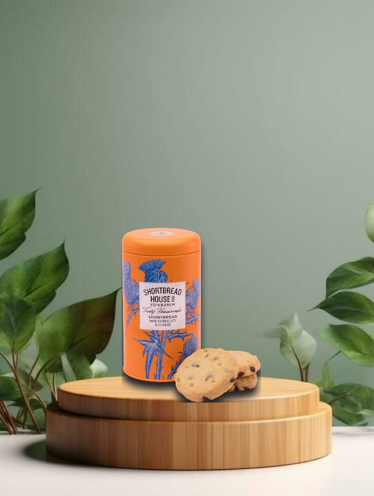 SHofE Shortbread with dark Chocolate &amp; Orange 140g Dose