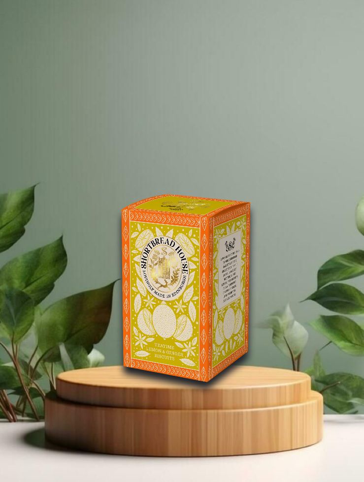 SHofE Teatime Lemon &amp; Ginger Biscuits 140g