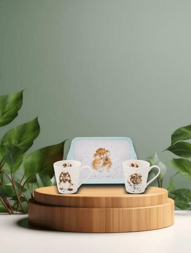 Hamster Mug &amp; Tray Set
