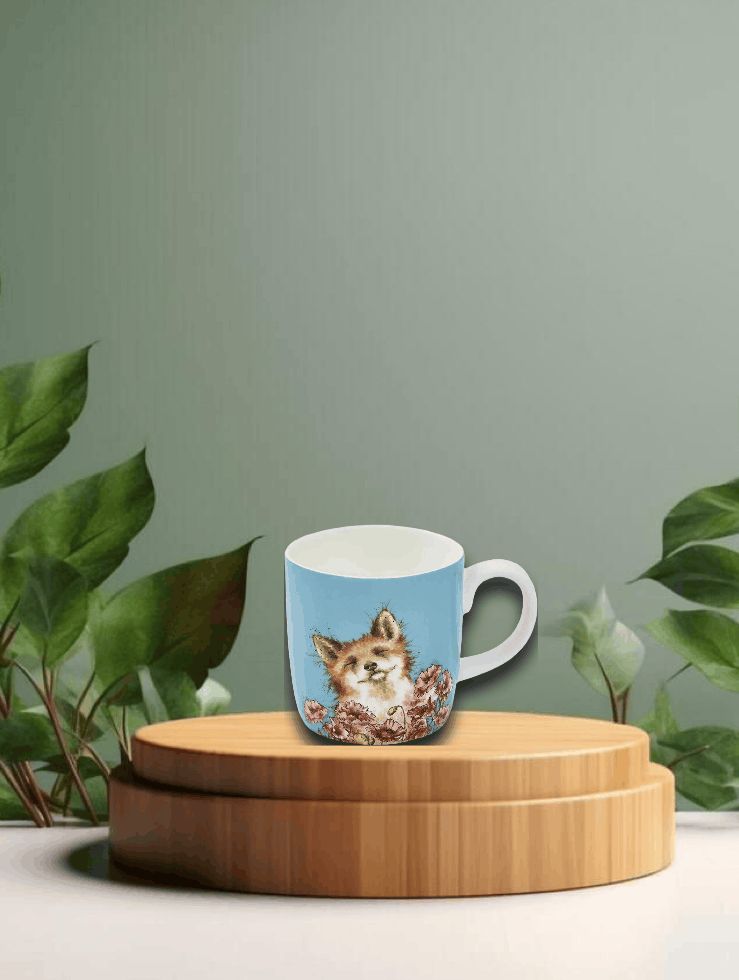 Mug - Fox In Poppy Field