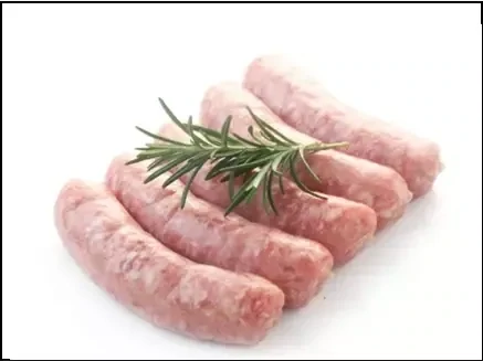 Saucisse de Toulouse bio x8, 16,13€/kg.