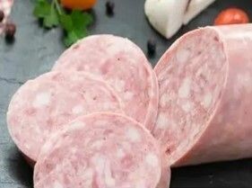 Saucisson à l'ail Bio, 23.70€/kg.
Vendu par 280gr soit:
