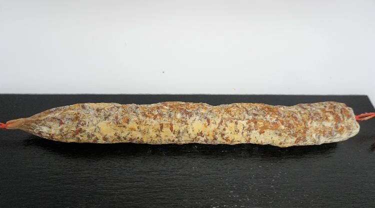 Chorizo sec fort Bio, 26.48€/kg. Vendu par 500gr soit: