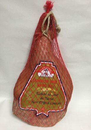 jambon cru avec os " type loto", 6kg, 11.60€/kg.