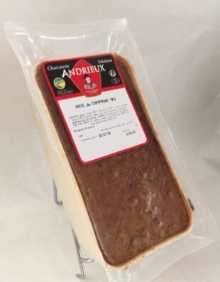 Pâté de campagne terrine, 1kg, 9.27€/kg.