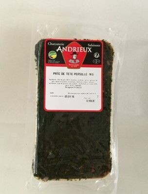 Pâté de tête persillé terrine, 1kg, 9.65€/kg.