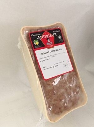 Grillon charentais Terrine, 12.48€/kg. Vendu par 1kg soit: