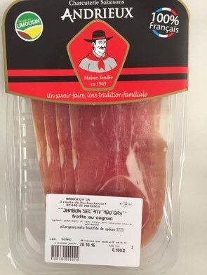 Jambon sec x20, 500gr, 10.98€ l'unité.