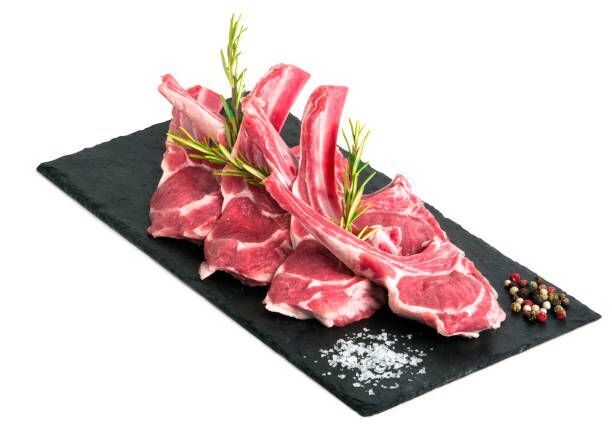 Carré d'agneau, 5 côtes, 500gr, 25.88€/kg