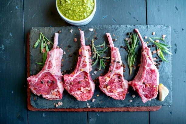 Côte de mouton, 10 x 80gr, 16.34€/kg