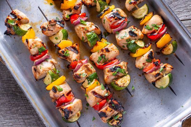 Brochette de dinde rouge marinée mexicain, 137gr, x20, 11.25€/kg. Vendu par 2.8kg soit: