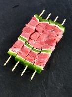 Brochette de dinde, 10 x 120gr, 13.40€/kg