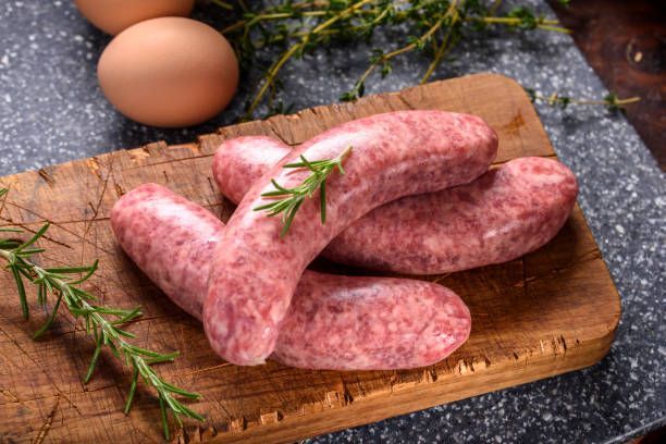 Saucisse de Toulouse, sans colorants, sans sel nitrité ajouté, 10x130gr, 1.3kg. 8.76€/kg Saucisse de Toulouse, sans colorants, sans sel nitrité ajouté, 10x130gr, 1.3kg. 8.76€/kg