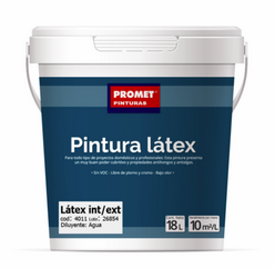 X   4 lt PROMET-LATEX INT/EXT. ANTIHONGO BLANCO (40114)