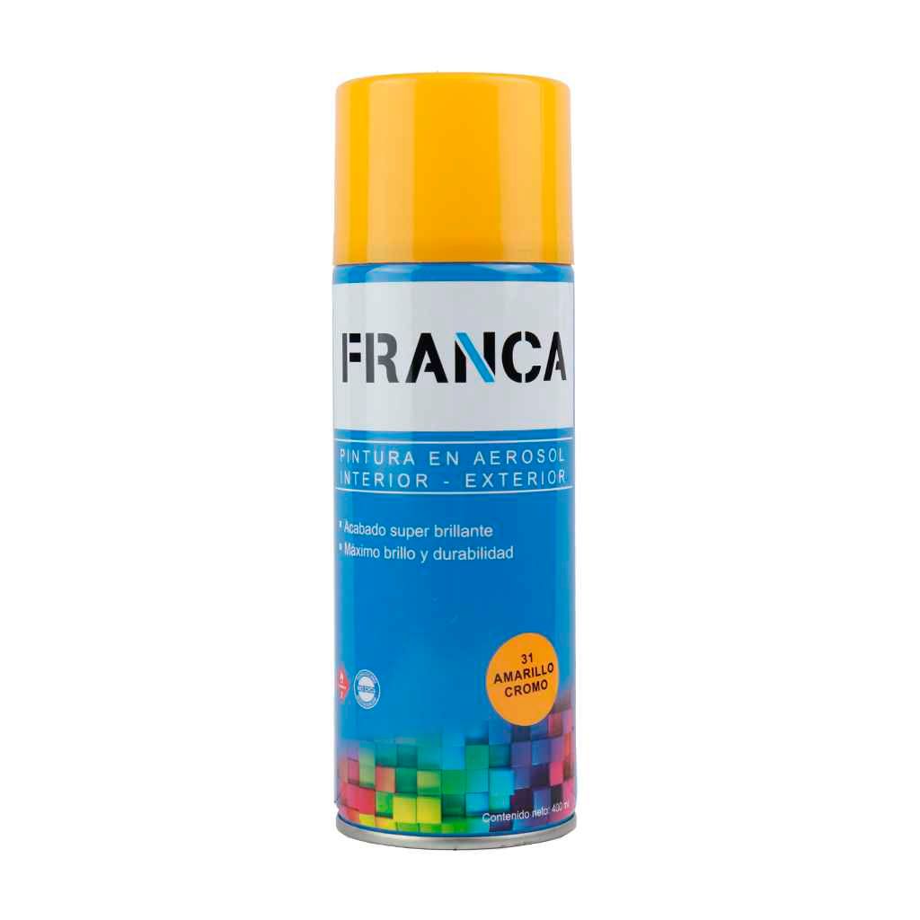 AEROSOL 7CF FLUORESCENTE AMARILLO 1005