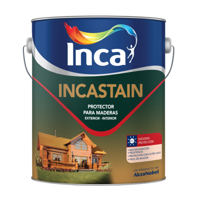 X   4 lt INCASTAIN CAOBA